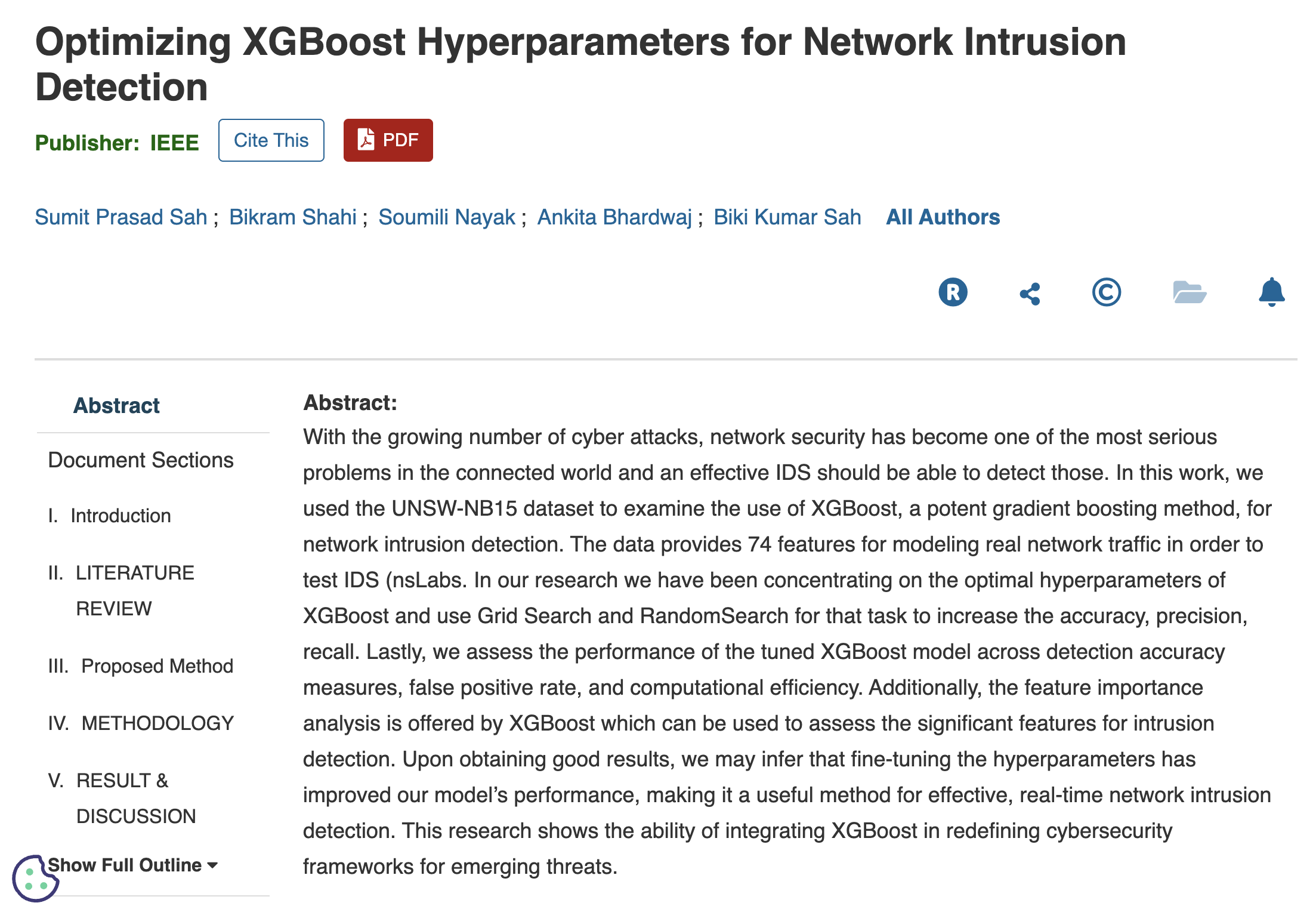 XGBoost IDS paper thumbnail